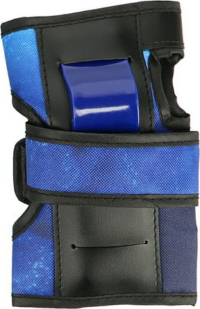 Zestaw ochraniaczy na kolana łokcie nadgarstki dla młodzieży na rolki deskorolkę hulajnogę Nils Extreme H734 rozmiar L niebieskie