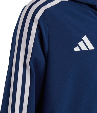 Kurtka dla dzieci adidas Tiro 23 League Windbreaker granatowa IA1627