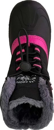 Buty dziecięce Lee Cooper czarno-różowe LCJ-21-44-0523K