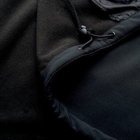 Męska kurtka przejściowa softshell Hi-Tec Lingen membrana 8000 czarna rozmiar XXL