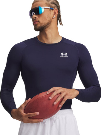 Koszulka męska Under Armour HG Armour Comp LS granatowa 1361524 410