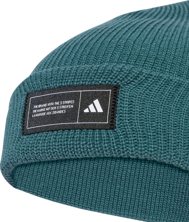 Czapka adidas Essentials Cuffed zielona JY3078