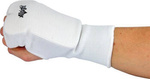 Napięstnik elastyczny ochraniacze na dłonie zestaw 2 sztuki Allright biały rozmiar L