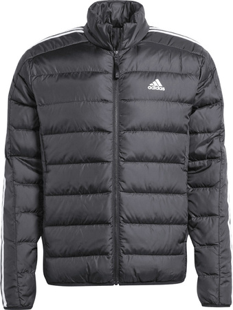 Kurtka męska adidas Essentials 3-Stripes Light Down czarna HZ4431