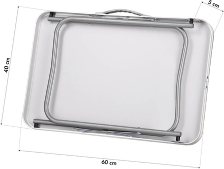 Stół kempingowy turystyczny składany Nils Camp NC3401 ciemnoszary 60x40x50 cm