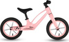 Rowerek biegowy dziecięcy Nils Fun RB901 pompowane koła led 12'' różowy 90x50x41cm