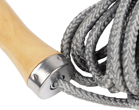 Skakanka sznurkowa z drewnianymi uchwytami Profit School 5 m