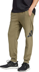 Spodnie męskie adidas Essentials Big Logo French Terry oliwkowe JE8970