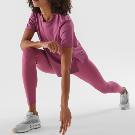 Legginsy damskie 4F F301 różowe 4FWAW24TFTIF301 53S