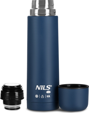 Termos turystyczny ze stali nierdzewnej Nils Camp Nils Camp NC3803 niebieski 500 ml