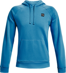 Bluza męska Under Armour Rival Fleece Hoodie niebieska 1357092 422