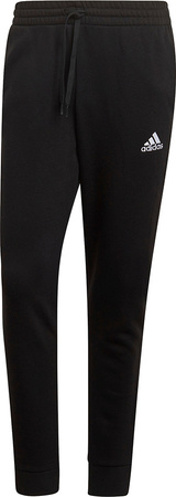 Spodnie męskie adidas Essentials Tapered Cuff Pants czarne GK9268