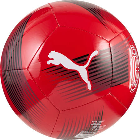 Piłka nożna Puma AC Milan Essentials czerwona 84748 01