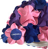 Czepek pływacki Crowell Kwiaty Flower różowo-fioletowo-granatowy kol.4