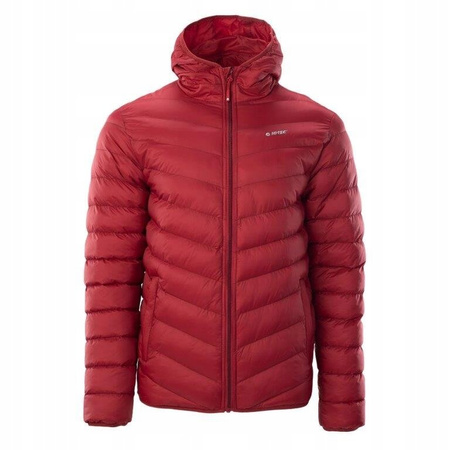 Męska kurtka puchowa z kapturem pikowana Hi-tec Salrin rozmiar XXL