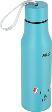 Kubek termiczny turystyczny termos Nils Camp NCB12 słoń 500ml