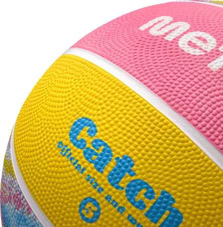Piłka do koszykówki koszykowa Meteor Catch 5 kolorowa 16810