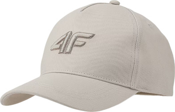 Czapka z daszkiem dla dzieci 4F U388 beżowa 4FJWSS25ACABU388 83S