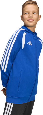 Bluza dla dzieci adidas Tiro 26 League Sweat Full Zip Hoodie niebieska KF9102