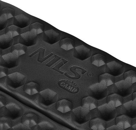 Karimata mata turystyczna do siedzenia składana NC17105 Nils camp czarna 40x30x2cm