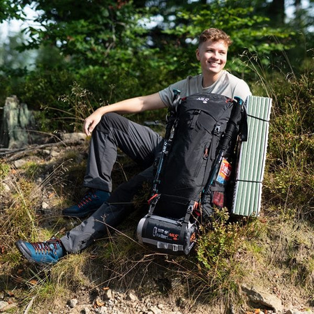 Plecak turystyczny trekkingowy górski czarny nordkapp 65l Nils camp NC1992