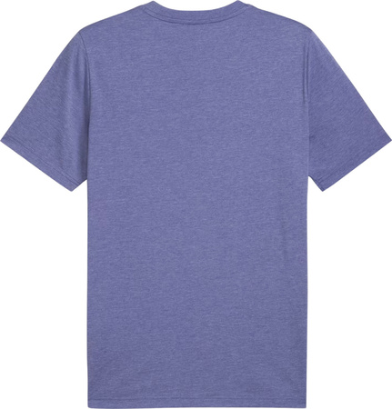 Koszulka męska Puma Ess No.1 Logo Heathear Tee fioletowa 682551 46