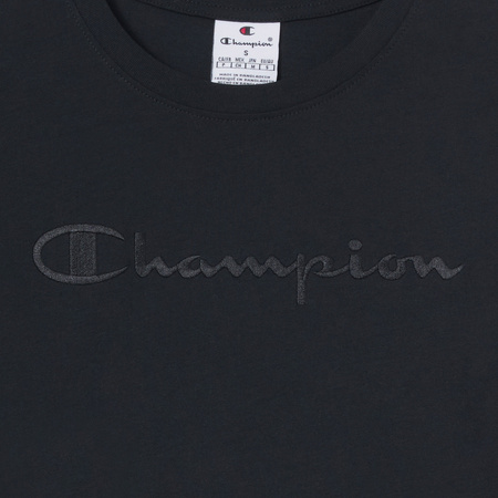Koszulka damska Champion SS Tee czarna 118382 KK001