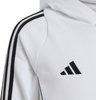 Bluza dla dzieci adidas Tiro 24 Hooded Sweat biała IR7506