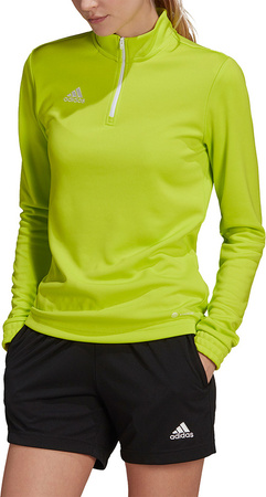 Bluza damska adidas Entrada 22 Top Training limonkowa HC5052