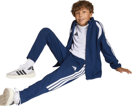 Spodnie dla dzieci adidas Tiro 26 League Presentation granatowe JZ9052