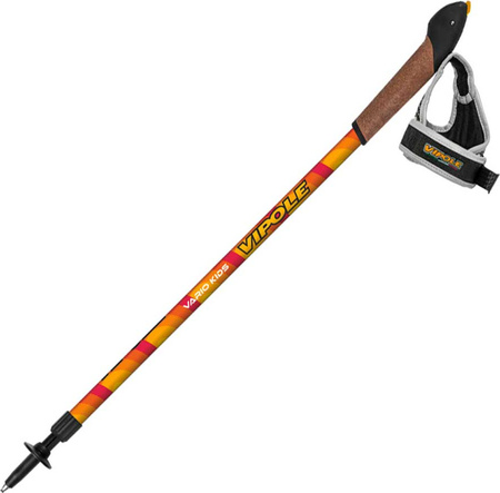Kije kijki Nordic Walking Vipole Vario Kids JR pomarańczowe S1952