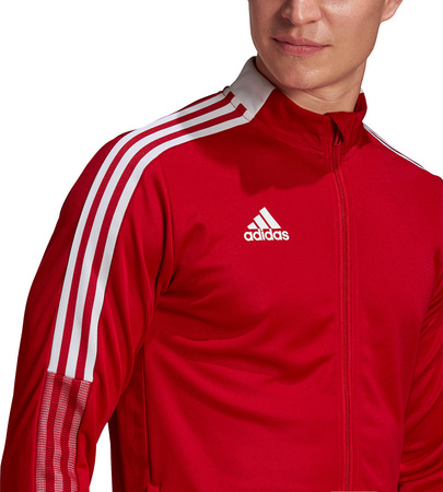 Bluza męska adidas Tiro 21 Track czerwona GM7308