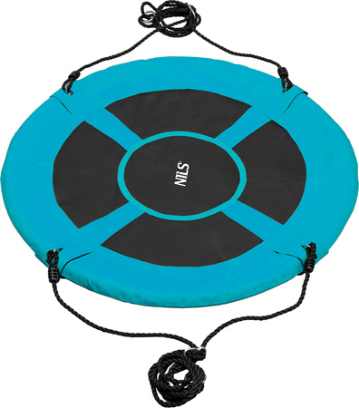 Bocianie gniazdo huśtawka Nils Camp NB5031 turkusowa średnica 100cm