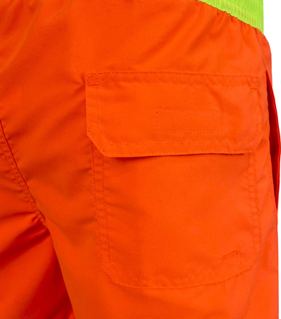 Szorty spodenki kąpielowe Crowell Fluo kol. 1 pomarańczowe neon