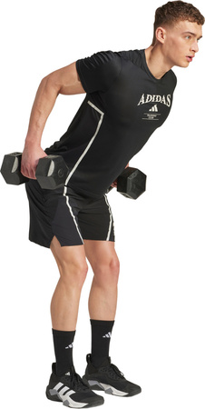 Spodenki męskie adidas Designed for Training Legacy Heritage czarne KA5283