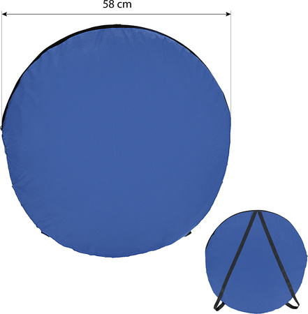 Przebieralnia namiot prysznic turystyczny Nils Camp NC1706 niebieski 120x120x190cm