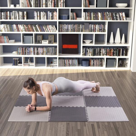 Mata puzzle 9 elementów 12mm HMS PREMIUM MP12 szara