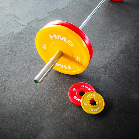 Zestaw talerzy olimpijskich obciążenie PE HMS 2 x 1.5 KG