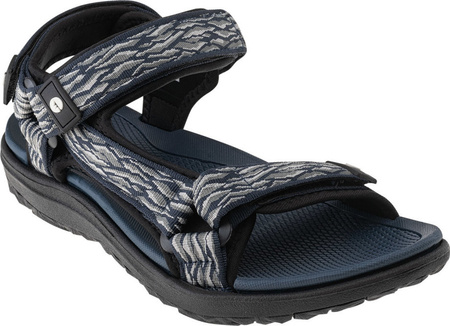 Sandały trekkingowe turystyczne męskie Hi-tec Hanar czarno-granatowe rozmiar 44