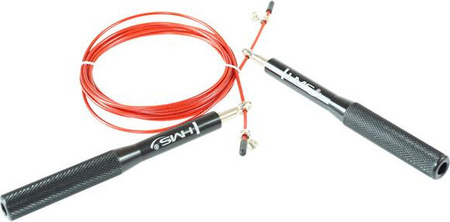 Skakanka Szybka HMS SK52 czerwono-czarna