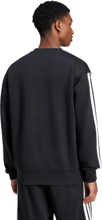 Bluza męska adidas Essentials 3-Stripes Fleece czarna JE6304