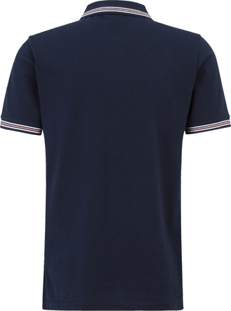 Koszulka męska polo Fila Lubbeek granatowa FAM0898 50004