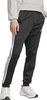 Spodnie męskie adidas 3-Stripes Tricot Regular Tapered czarne JI8809