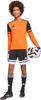 Bluza bramkarska dla dzieci adidas Squadra 25 Long Sleeve pomarańczowa JJ1941