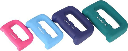 Ciężarek kastet żeliwny pokryty neoprenem HMS CK05 1.5 KG