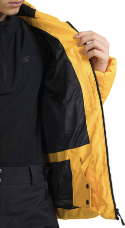 Kurtka narciarska męska 4F M0788 pomarańczowa 4FWAW25TTJAM0788 70S