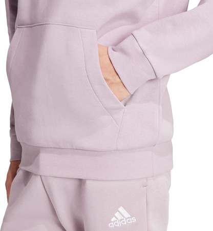 Bluza męska adidas Essentials Fleece Hoodie fioletowa IN0328