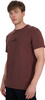 Koszulka męska 4F M2961 ciemny brązowy 4FWAW25TTSHM2961 80S