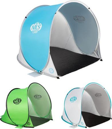 Namiot plażowy samorozkładający podłoga Nils camp nc3173 niebiesko-szary