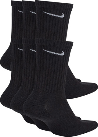 Skarpety Nike Everyday Cush Crew 6 par czarne SX7666 010